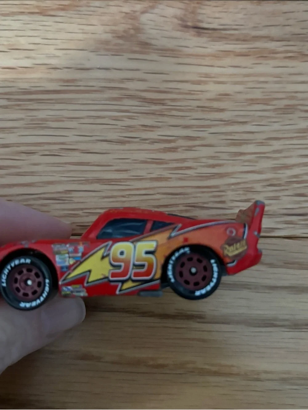 Disney Lightning McQueen Red Racing Car Toy with Rust-eze Graphics